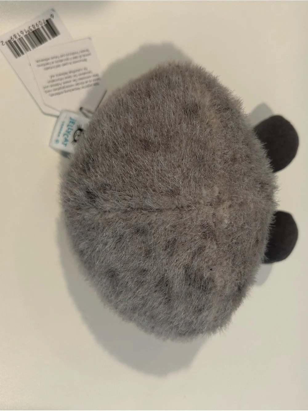 Jellycat Grey Fuzzy pebble